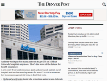 Tablet Screenshot of denverpost.com